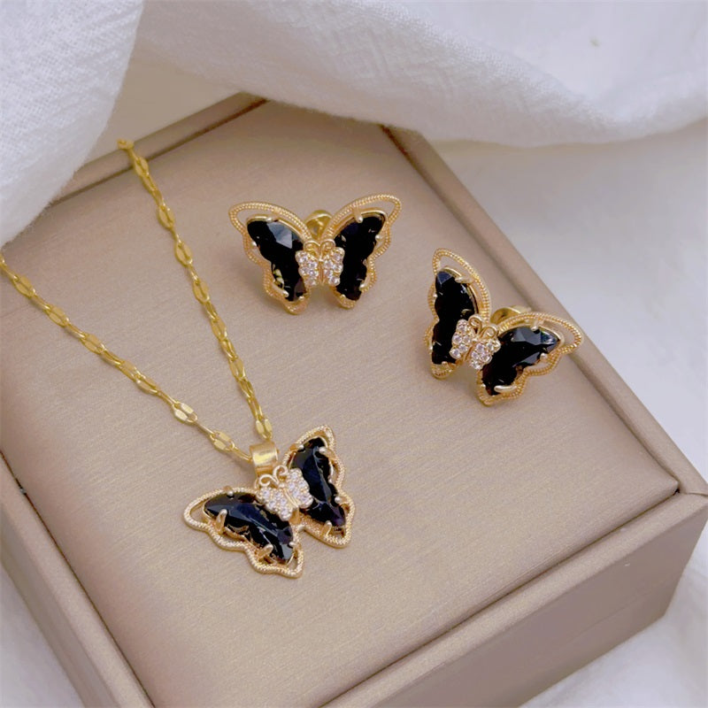 🥰ARETE MARIPOSA BRILLANTE🦋👉🌸 Brillo que perdura, elegancia que nunca pasa de moda.