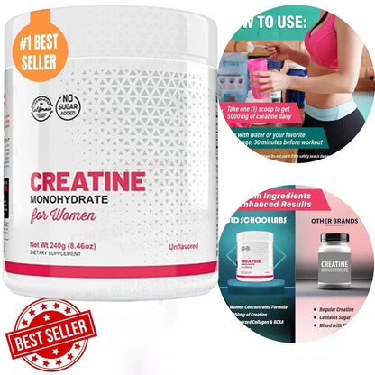 CREATINA MONOHIDRATADA, Tonifica y mejora tu rendimiento💪